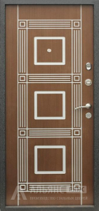 Железная дверь вовнутрь с толстой коробкой №18 внутренняя - фото