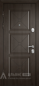 Стальная термо-дверь с подшипниковыми петлями и цветом внешней и внутренней панели Венге №14 внутренняя - фото