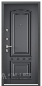 Входная дверь с глубокой фрезеровкой внутри №5 внутренняя - фото