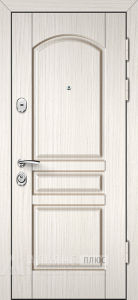 Глухая квартирная дверь с гладкой панелью №47 внешняя - фото