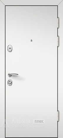 Фото «Белая входная дверь металлическая утепленная №18»