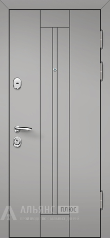 Фото «Входная дверь с тонированным зеркалом внутри урбан №23»