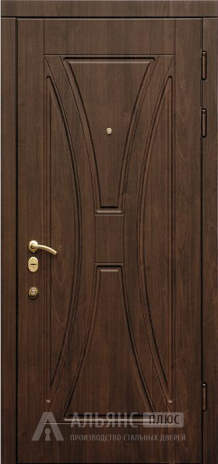 Фото «Дверь с двумя контурами уплотнения отделка снаружи под дерево №31»