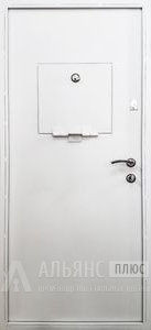 Фото 2 «Белая дверь с окном для кассы и усиленными петлями высокой прочности №7»